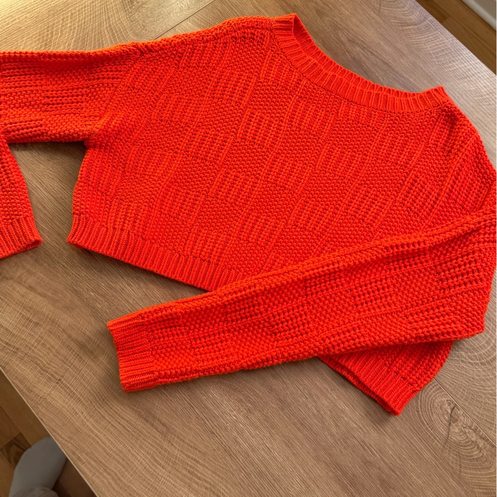 Willow Red/Orange Knit Sweater
